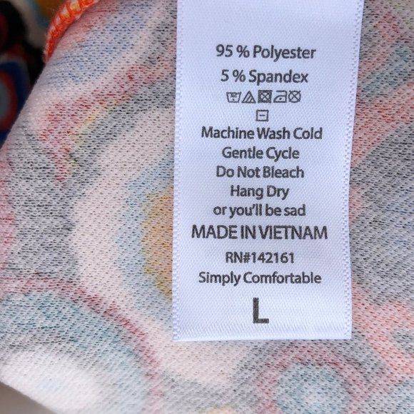 Vintage LuLaRoe Unicorn Amelia Pleated Party A-Line Dress Medallion Print Sz L - Picture 3 of 8